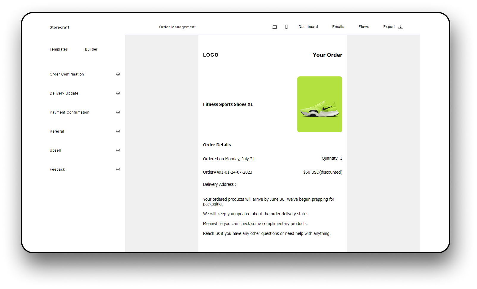 email marketing dashboard