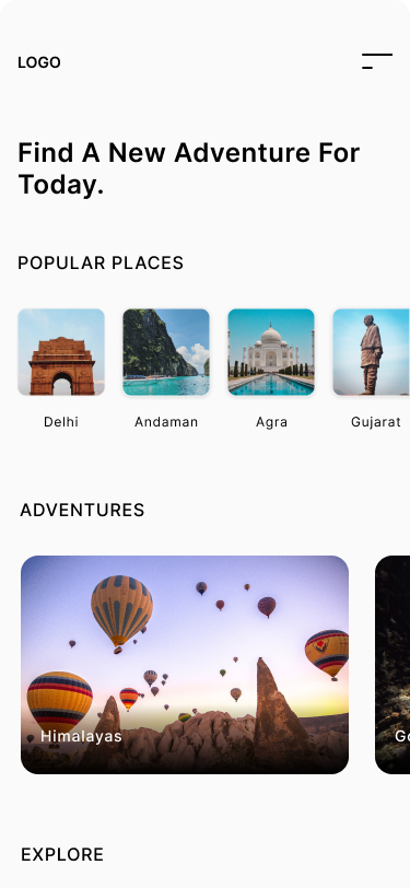 Tour & Travel booking template